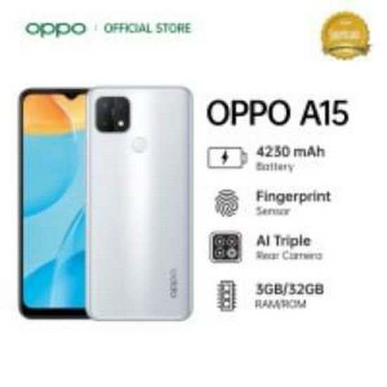 OPPO A15 3GB 32GB FANCY WHITE - NEW PRODUK - GARANSI RESMI-2