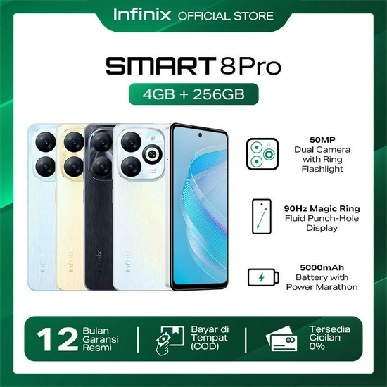 INFINIX SMART 8 PRO 4/256GB RESMI