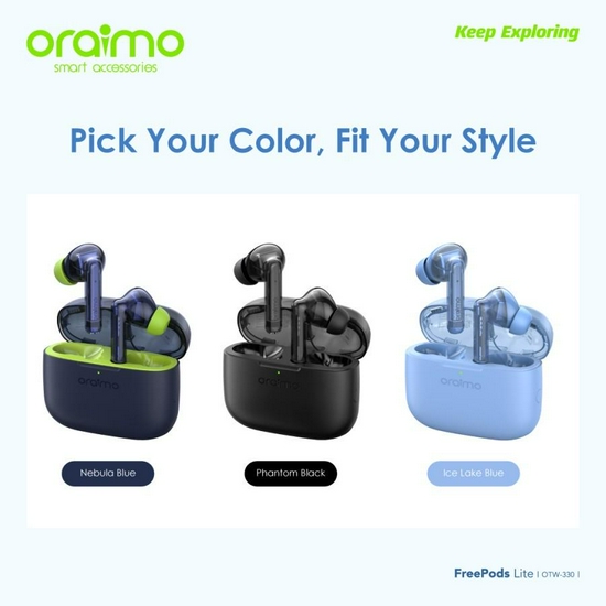 Oraimo OTW-330 Earphone Bluetooth TWS-5