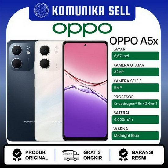 Oppo A5x 4G - 6GB/128GB