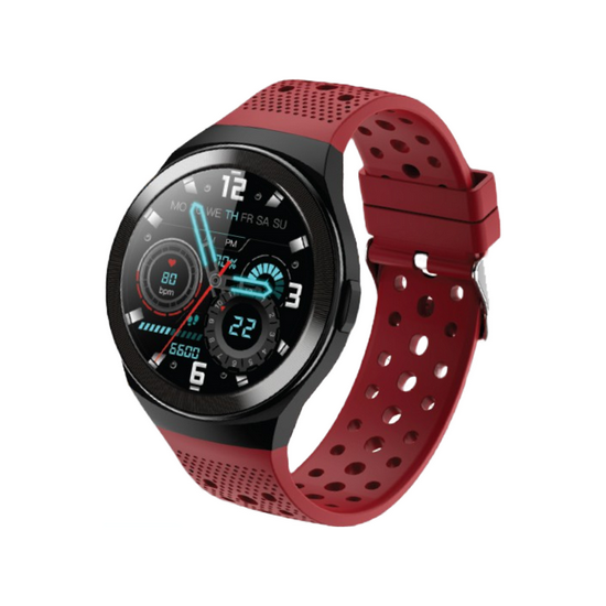 Smart Watch Digitec Lunar Call Bluetooth Strap Silikon Original- Merah
