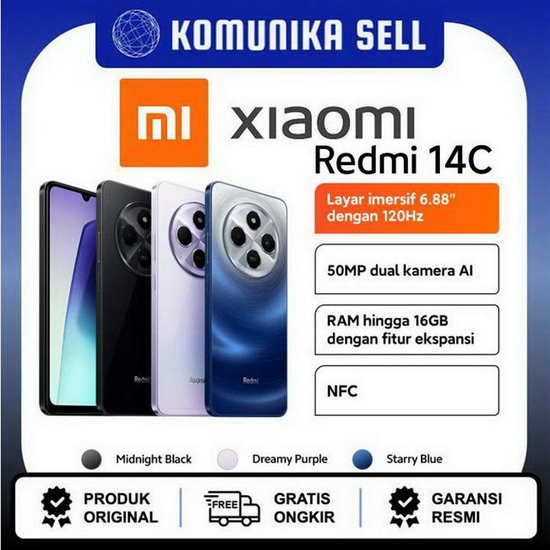 Xiaomi Redmi 14C - 8GB/256GB