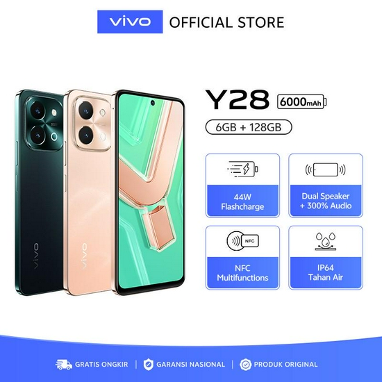 VIVO Y28 6/128GB RESMI