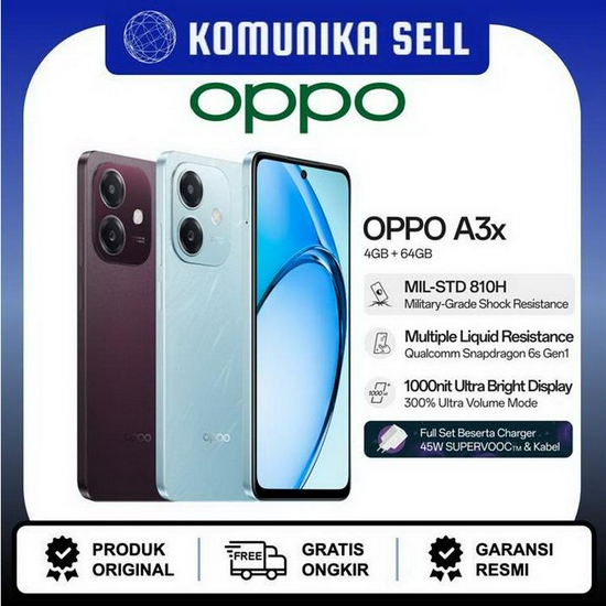 Oppo A3x 4G - 4GB/128GB