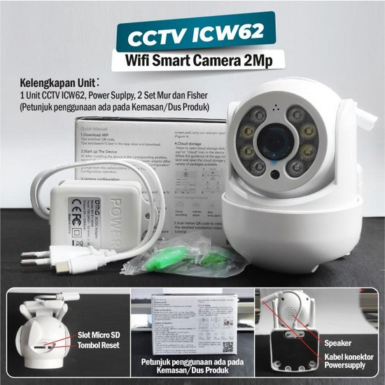 CCTV ICW62 Wifi Smart Camera 2Mp-3
