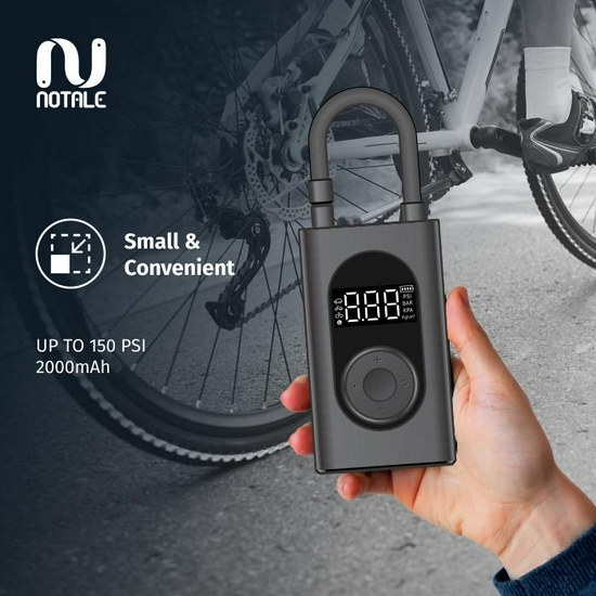 NOTALE AIR PUMP INFLATOR MINI PORTABLE ELECTRIC POMPA BAN MOBIL SEPEDA-5