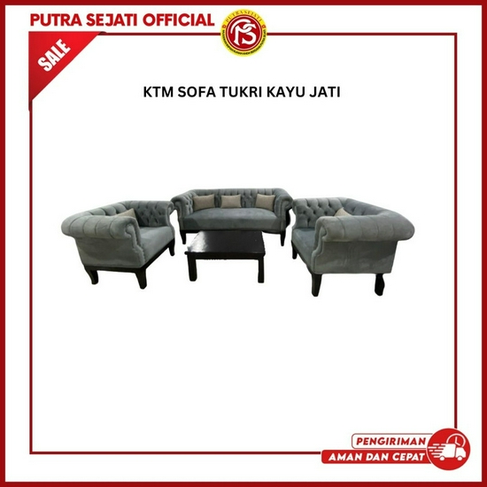 KURSI SOFA TAMU TURKI KAYU JATI 