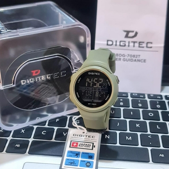 Digitec DG-7082T Jam Tangan Digital Original Rubber - Hijau-2