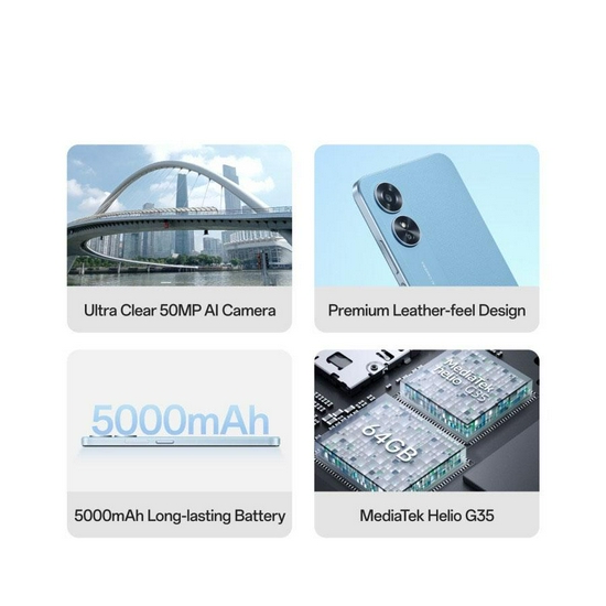 OPPO A17 SMARTPHONE 4/64 GB GARANSI RESMI-3