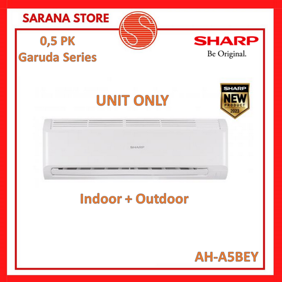 AC SHARP 1/2 PK AH-A5BEY Garuda Series 0.5 PK Split Standard - UNIT
