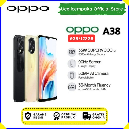 Oppo A38 4/128GB - Garansi Resmi