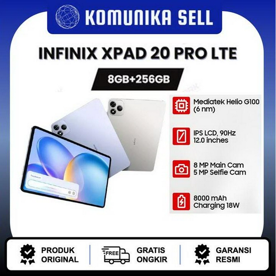 Infinix Xpad 20 Pro 4G - 8GB/256GB