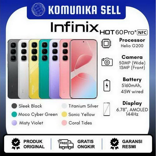 Infinix Hot 60 Pro Plus - 8GB/256GB
