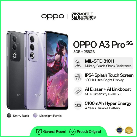 OPPO A3 PRO 5G 8/256GB RESMI