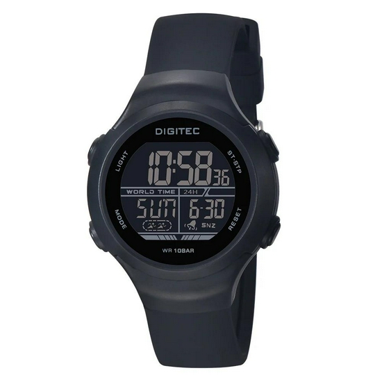 Digitec DG-7082T Jam Tangan Digital Original Rubber - Hitam 