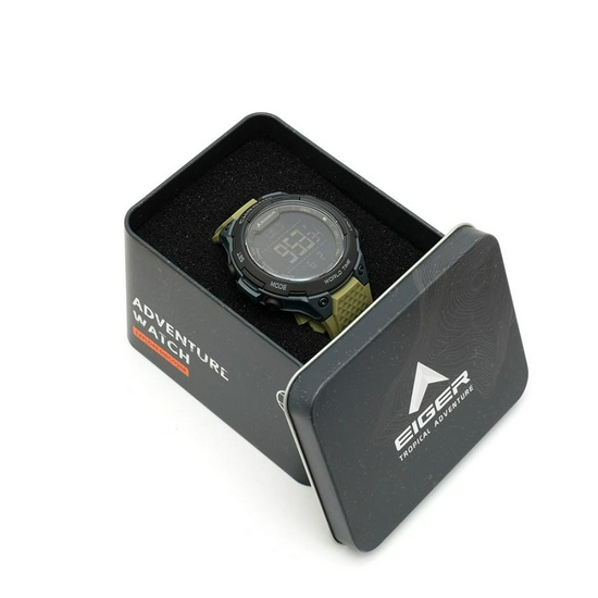 EIGER HELICON WATCH - Olive ORIGINAL Jam tangan pria-4