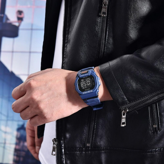 Digitec DG-5169T Jam Tangan Digital Pria Original Rubber - Biru-3