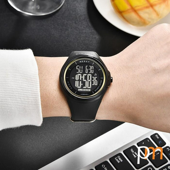 Digitec DS-8086T Jam Tangan Pria Digital Touch Screen - Hitam Kuning-4