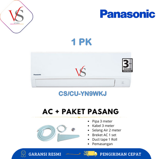 AC Panasonic 1 PK CS-YN9WKJ AC Split Standard R32