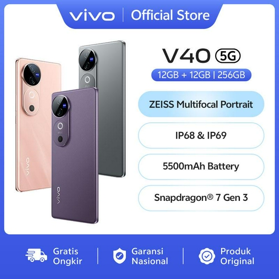 VIVO V40 5G 12/256GB RESMI