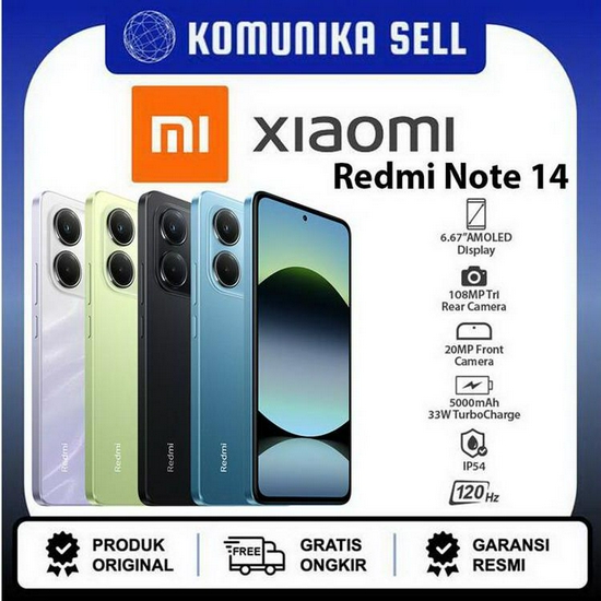 Xiaomi Redmi Note 14 4G - 8GB/256GB