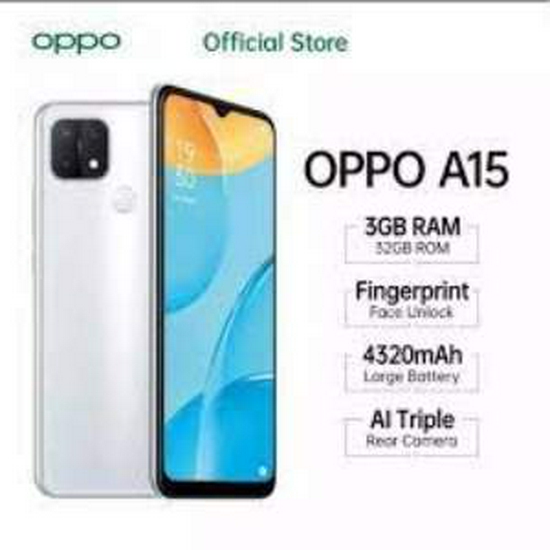 OPPO A15 3GB 32GB FANCY WHITE - NEW PRODUK - GARANSI RESMI-3