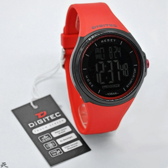 Digitec DS-8086T Jam Tangan Pria Digital Touch Screen - Merah-3