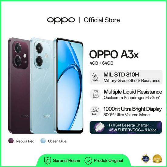 OPPO A3X 4/64GB RESMI