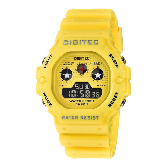 Digitec DG-5090T Jam Tangan Digital Original Rubber - Kuning