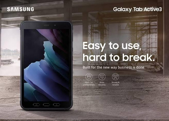 SAMSUNG GALAXY TAB ACTIVE 3 4/64GB ORIGINAL GARANSI RESMI SEIN-3