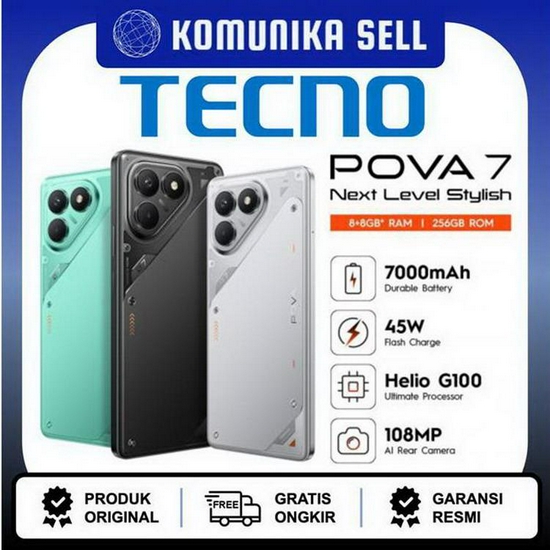 Tecno Pova 7 4G - 8GB/256GB