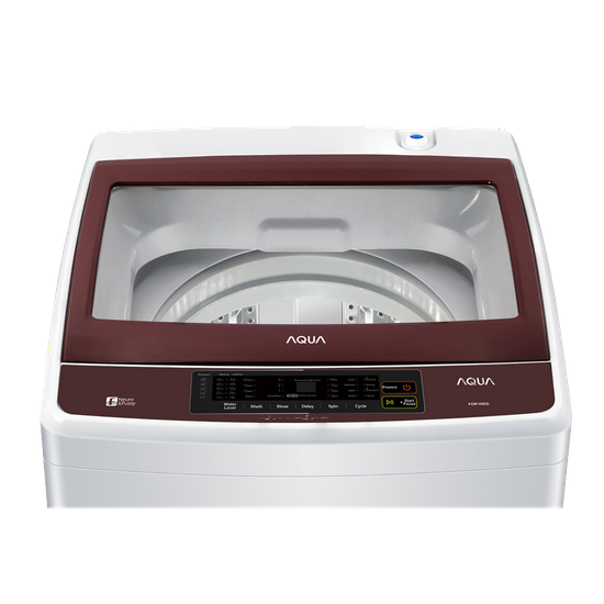 AQUA Mesin Cuci 1 Tabung AQW-88DD AQW88DD 88DD Hijab Mode Top Loading-2