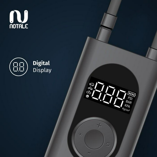 NOTALE AIR PUMP INFLATOR MINI PORTABLE ELECTRIC POMPA BAN MOBIL SEPEDA-3