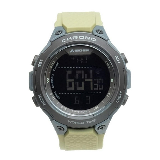 EIGER HELICON WATCH - Olive ORIGINAL Jam tangan pria