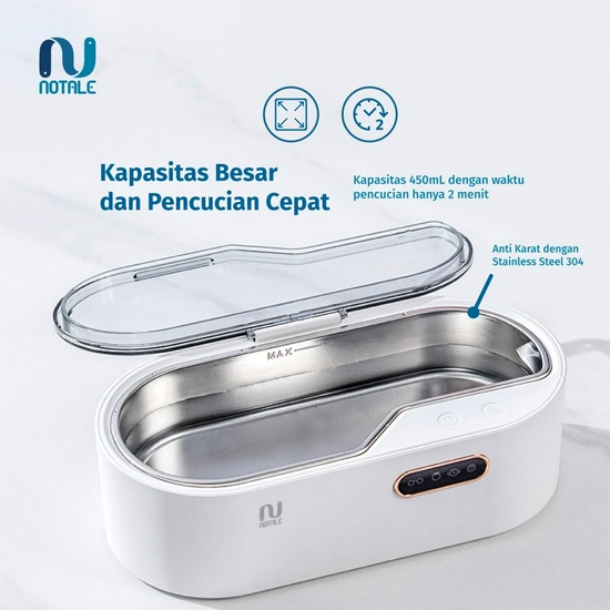 NOTALE PEMBERSIH KACAMATA DAN PERHIASAN ULTRASONIC CLEANER-4