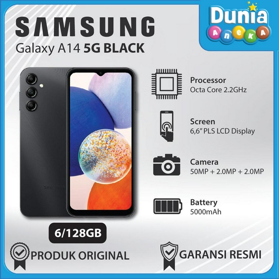 SAMSUNG GALAXY A14 5G 6/128GB-GARANSI RESMI SEIN-2