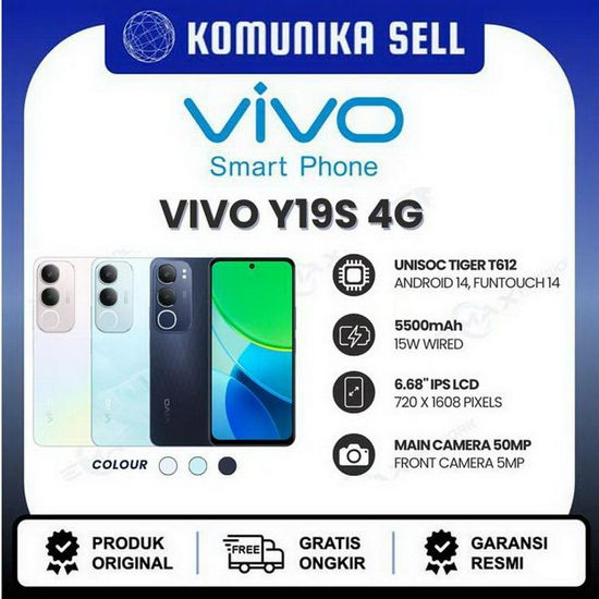 Vivo Y19s 4G - 6GB/128GB