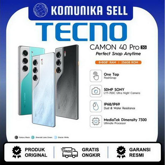 Tecno Camon 40 Pro 5G - 12GB/256GB
