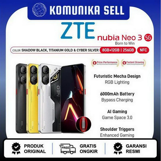 ZTE nubia Neo 3 5G - 8GB/256GB