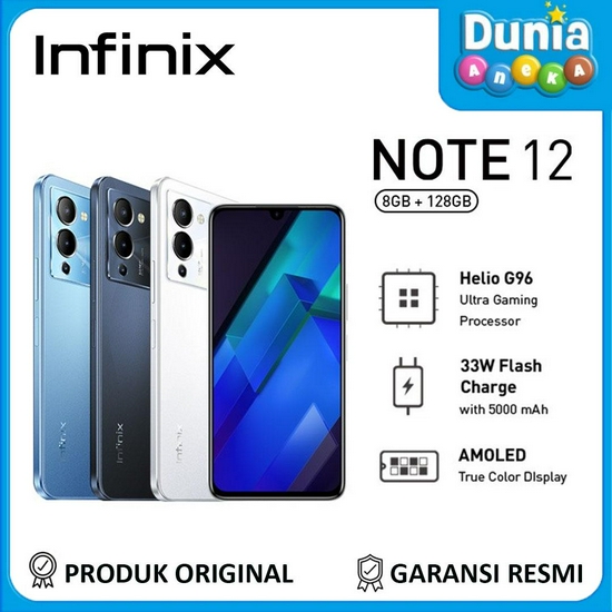 INFINIX NOTE 12 8/128GB  G96 - SMARTPHONE GARANSI RESMI-2