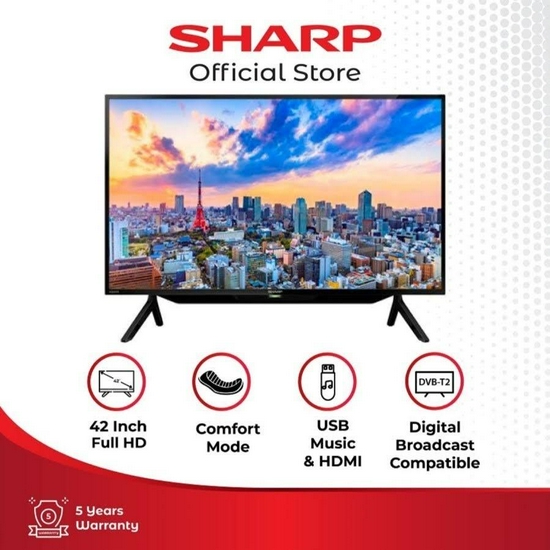 SHARP 2T-C42DF1i SMART TV FULL HD 42 INCH