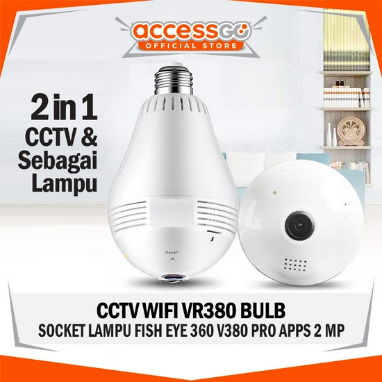 Kamera CCTV Lampu Bohlam VR380 
