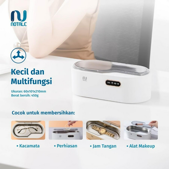 NOTALE PEMBERSIH KACAMATA DAN PERHIASAN ULTRASONIC CLEANER-2