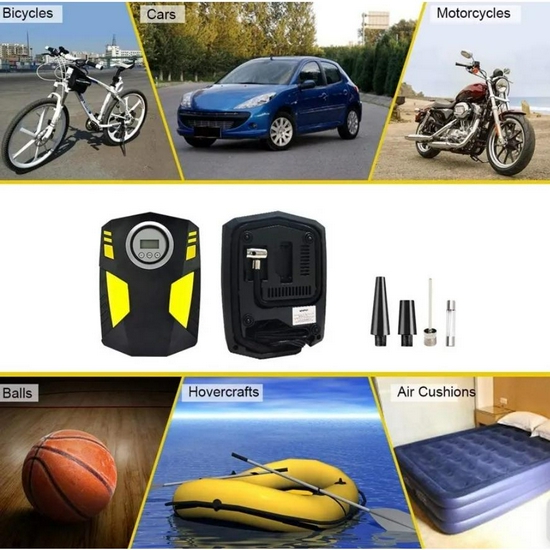 Pompa Angin Ban Mobil Elektrik Analog Display(Portable Air Compressor)-3