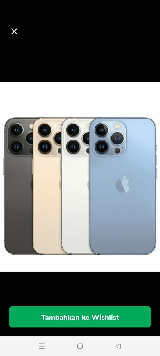 iPhone 13 pro 128 garansi resmi