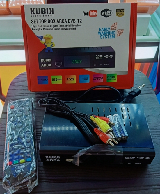 Kubik Set Top Box ARCA DVB-T2 SNI BERGARANSI -4