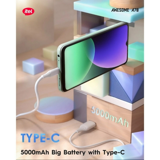 itel A70 4GB/128GB - 13MP Super HDR Camera - Big Screen with Dynamic Bar - 5000mAh Big Battery - Garansi Resmi-5