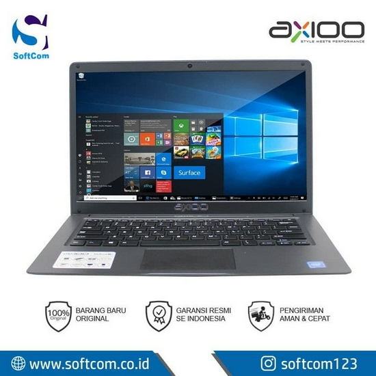 Axioo Mybook 14 E /Celeron N4020/4GB/256GB SSD/14″/Win 10 Pro/Grey