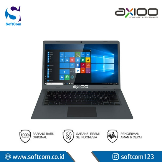 Axioo Mybook 11G /Celeron N4020/4GB/256GB SSD/11.6″/Win 10 Pro/Grey