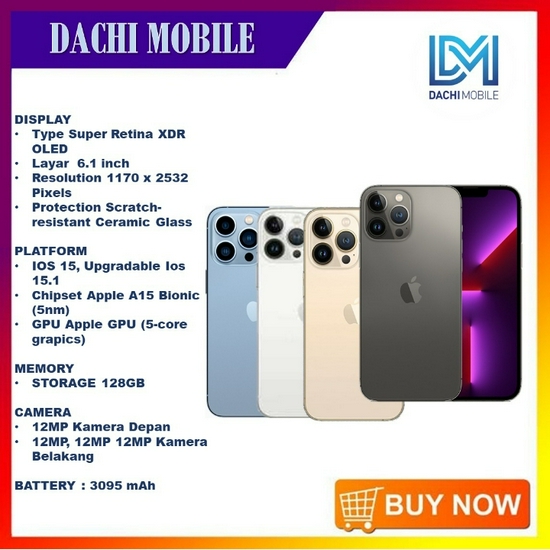 Iphone 13 Pro 128GB Garansi Resmi Indonesia